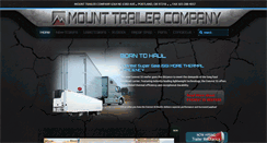 Desktop Screenshot of mounttrailer.com